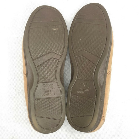 SAS Tripad Comfort Lace Up Tan Soft Step Heel - Picture 6 of 8